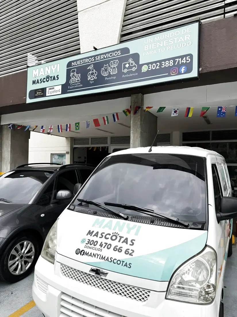 Ambulancia veterinaria de Manyi