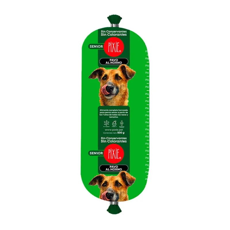 Pixie Pavo Senior bajo en Grasa